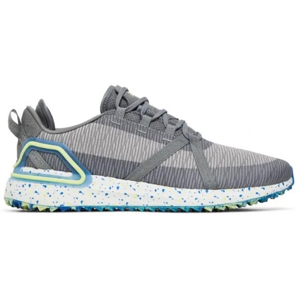 adidas Solarthon Primegreen MultiSize Unisex Spikeless Golf Grey Blue FZ1025 NEW